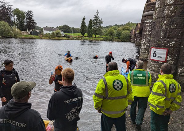 Wild swimming end to end race